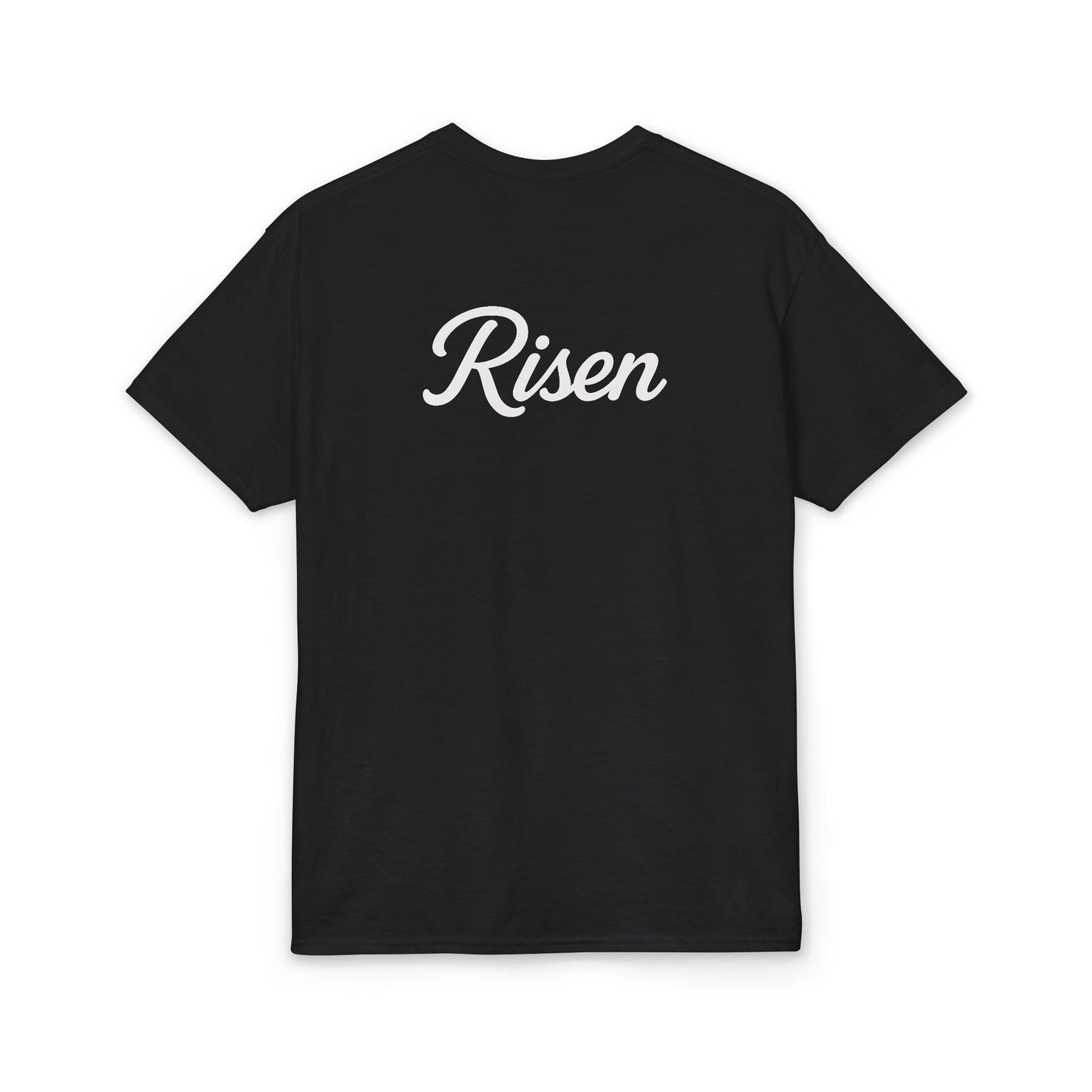 Risen Back Script Tee