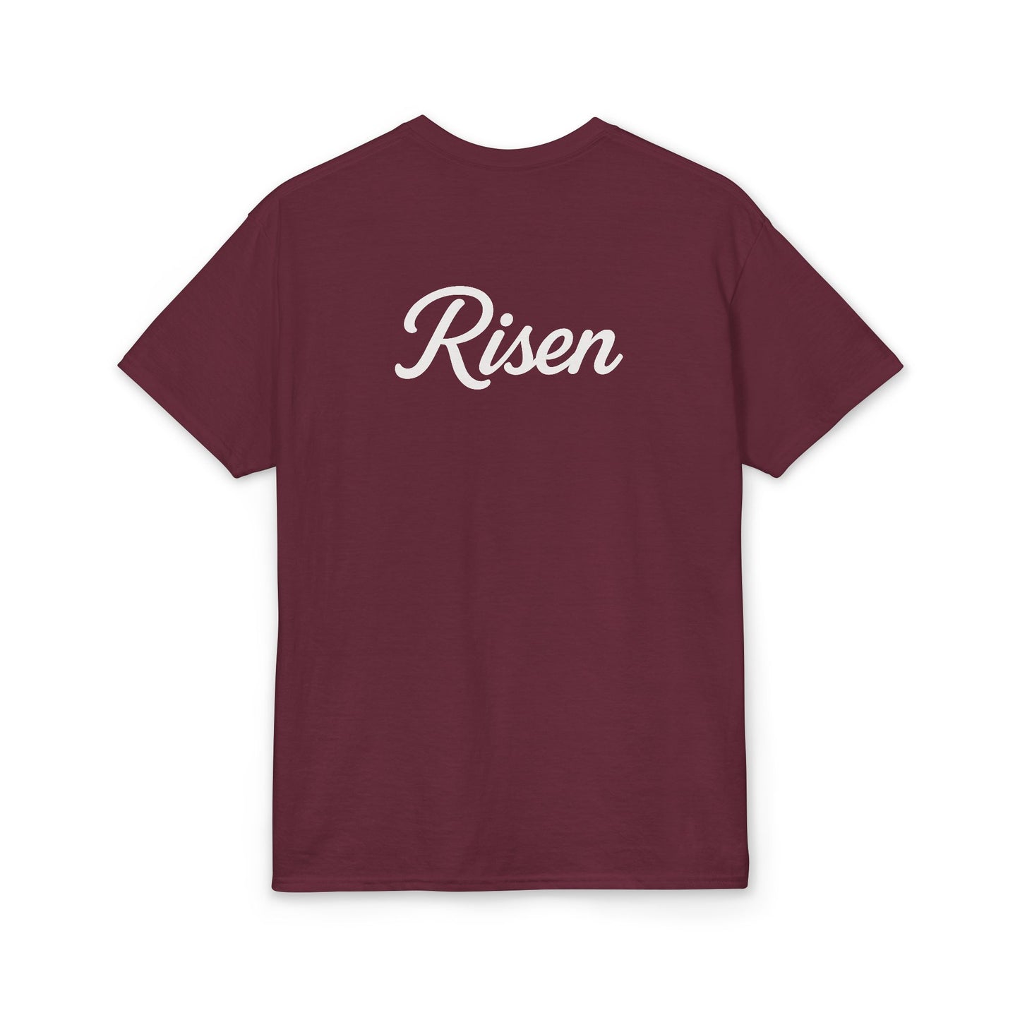 Risen Back Script Tee