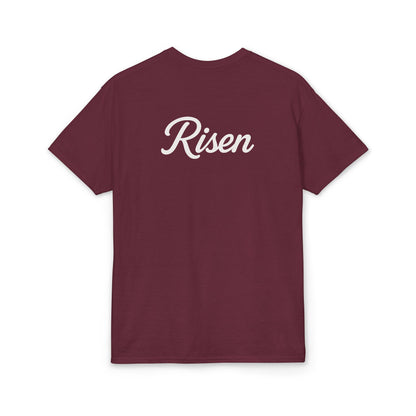 Risen Back Script Tee